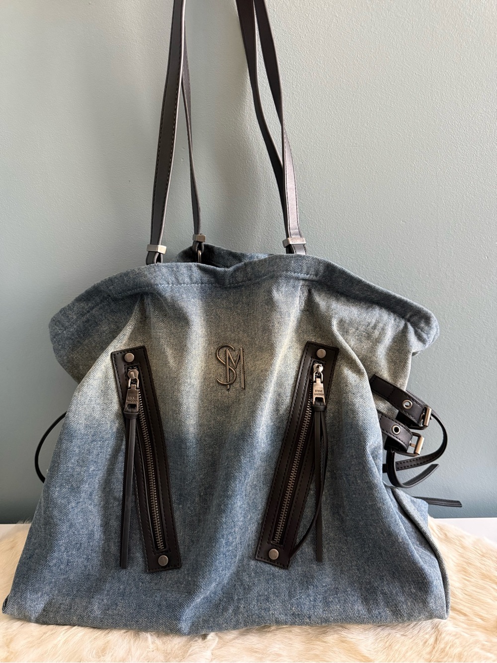 Steve Madden BWhalen 2 Denim Tote Bag